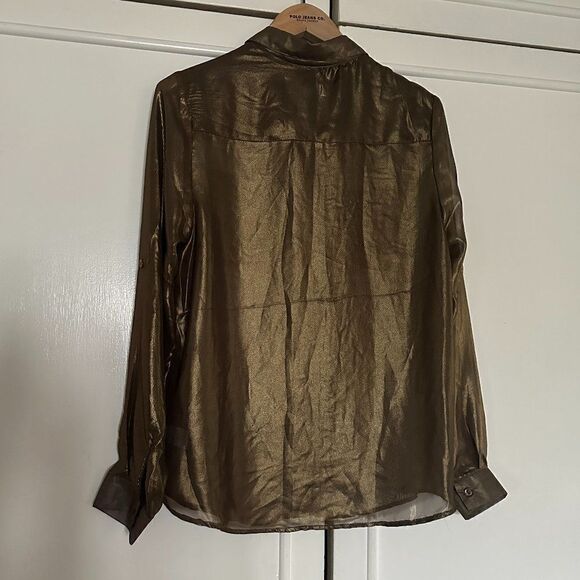 NWT Brooks Leigh Button Down Shirt - Picture 2 of 5